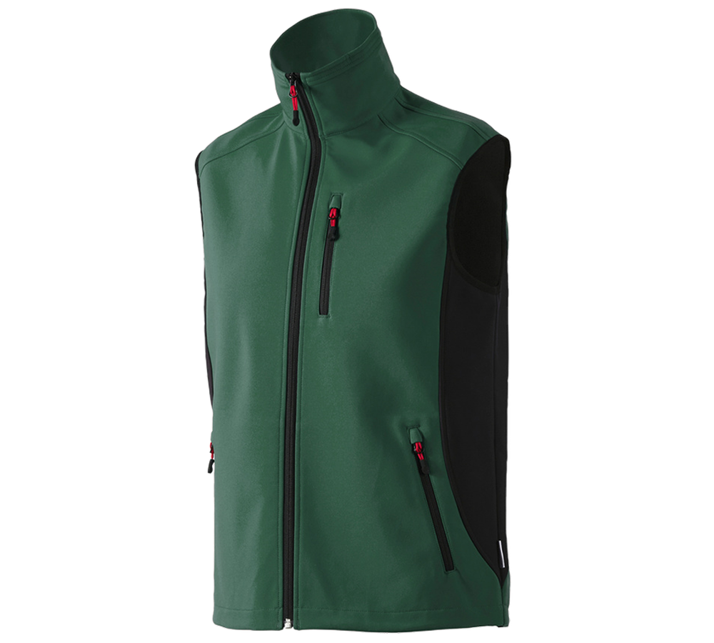 Primary image Softshell bodywarmer dryplexx® softlight green/black