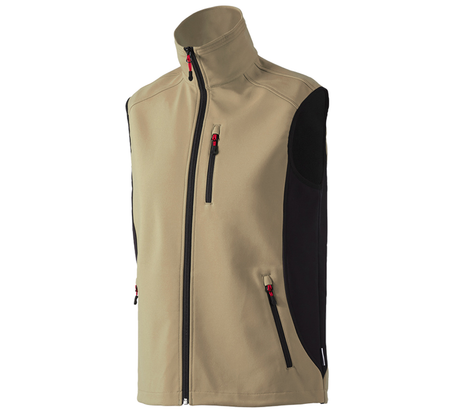 Primary image Softshell bodywarmer dryplexx® softlight khaki/black