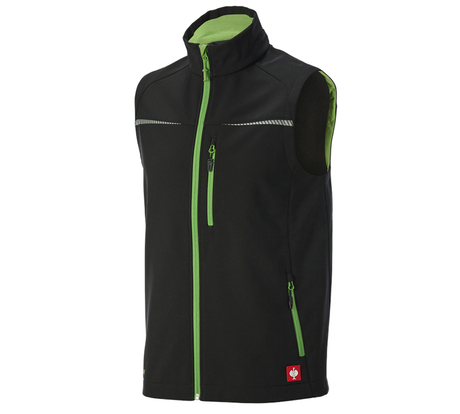 Primary image Softshell bodywarmer e.s.motion 2020 black/seagreen