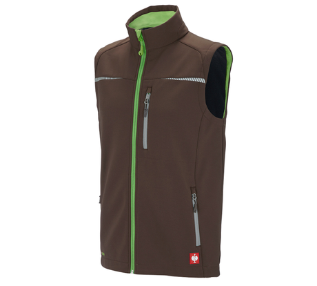 Primary image Softshell bodywarmer e.s.motion 2020 chestnut/seagreen