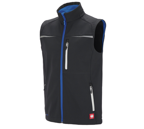 Primary image Softshell bodywarmer e.s.motion 2020 graphite/gentianblue