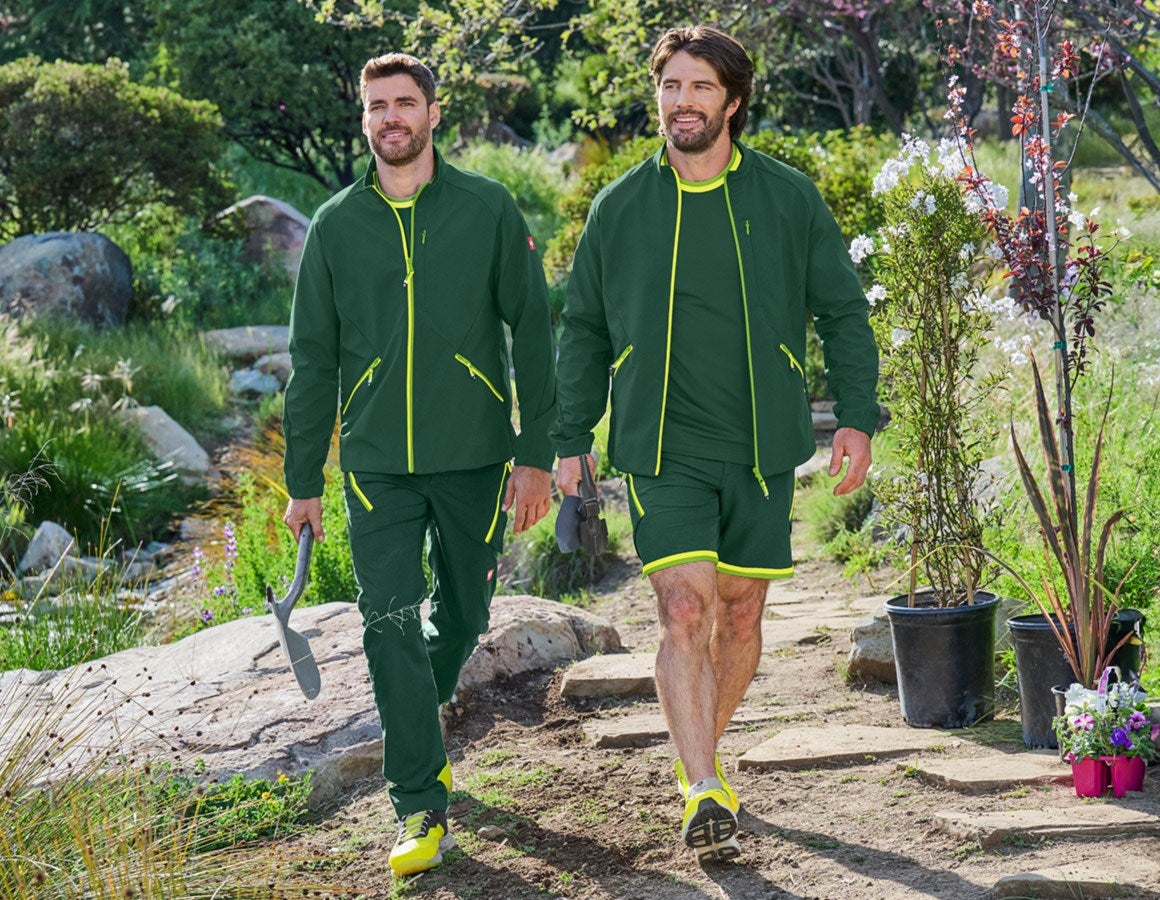 Additional image 5 Softshell jacket e.s.ambition green/high-vis yellow