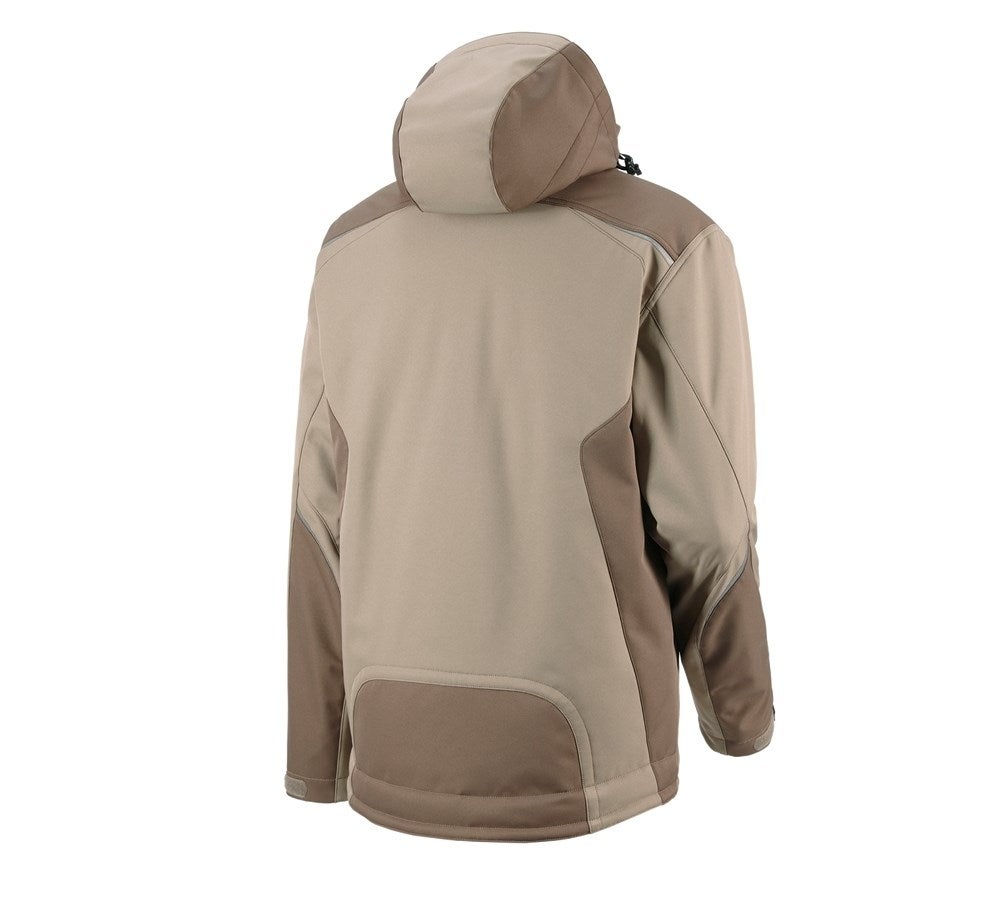 Secondary image Softshell jacket e.s.motion clay/peat