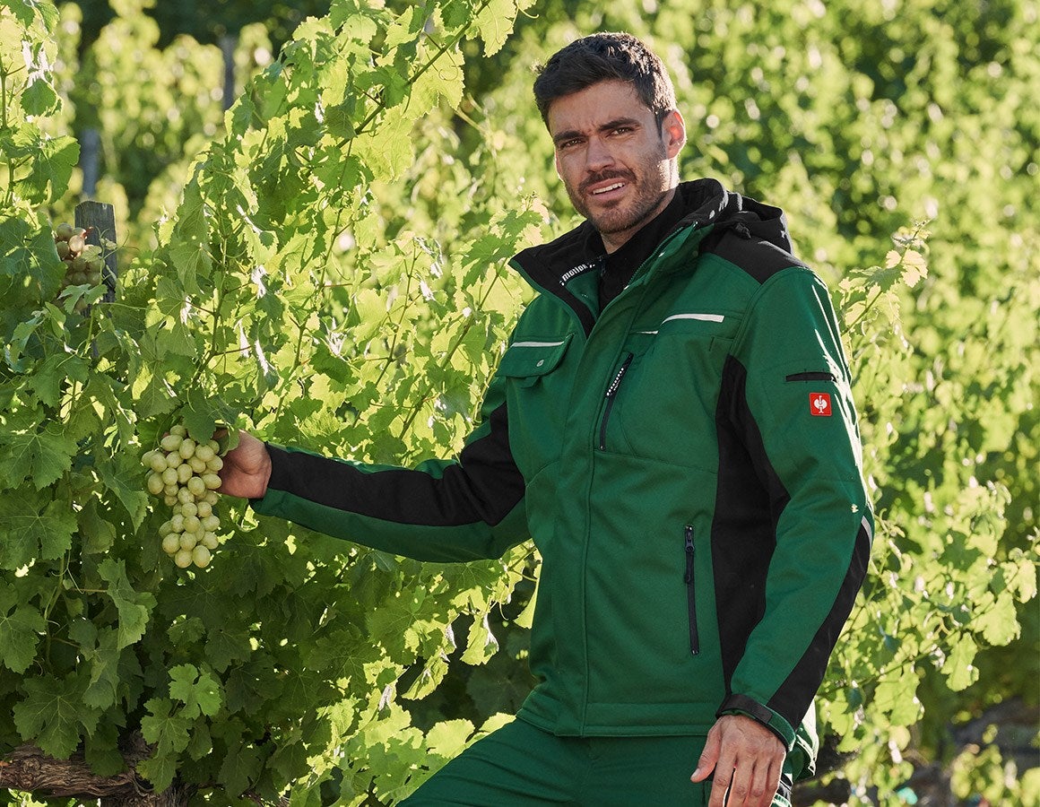 Additional image 2 Softshell jacket e.s.motion green/black