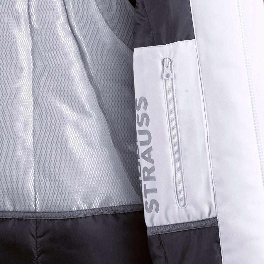 Detailed image Softshell jacket e.s.motion white/grey