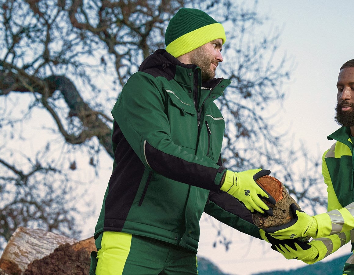 Additional image 1 Softshell jacket e.s.motion green/black