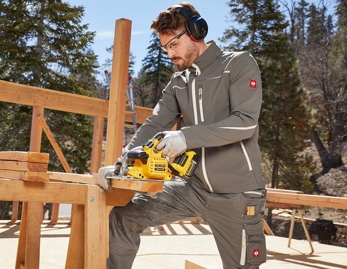 Additional image 1 Softshell jacket e.s.motion 2020 stone/plaster
