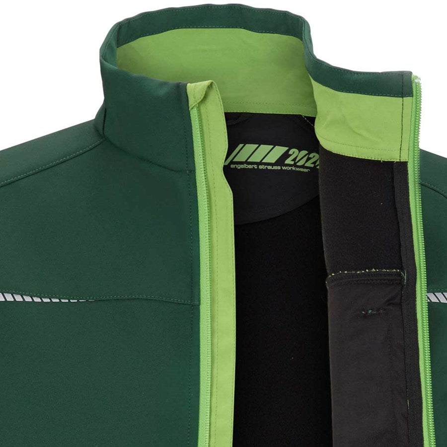 Detailed image Softshell jacket e.s.motion 2020 green/seagreen