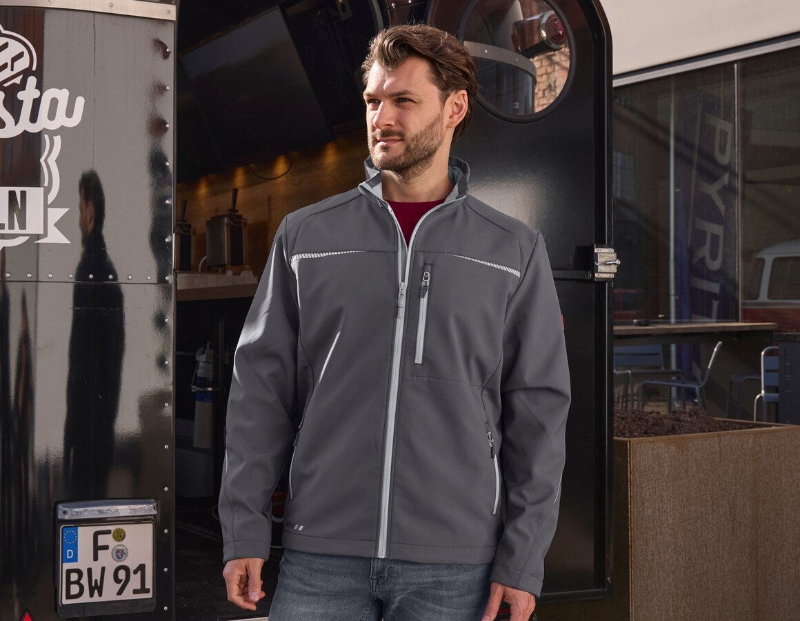 Additional image 2 Softshell jacket e.s.motion 2020 anthracite/platinum