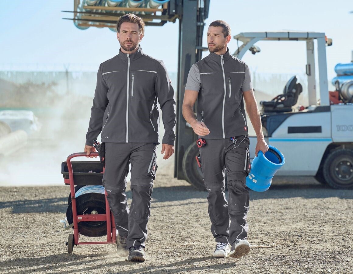 Additional image 1 Softshell jacket e.s.motion 2020 anthracite/platinum