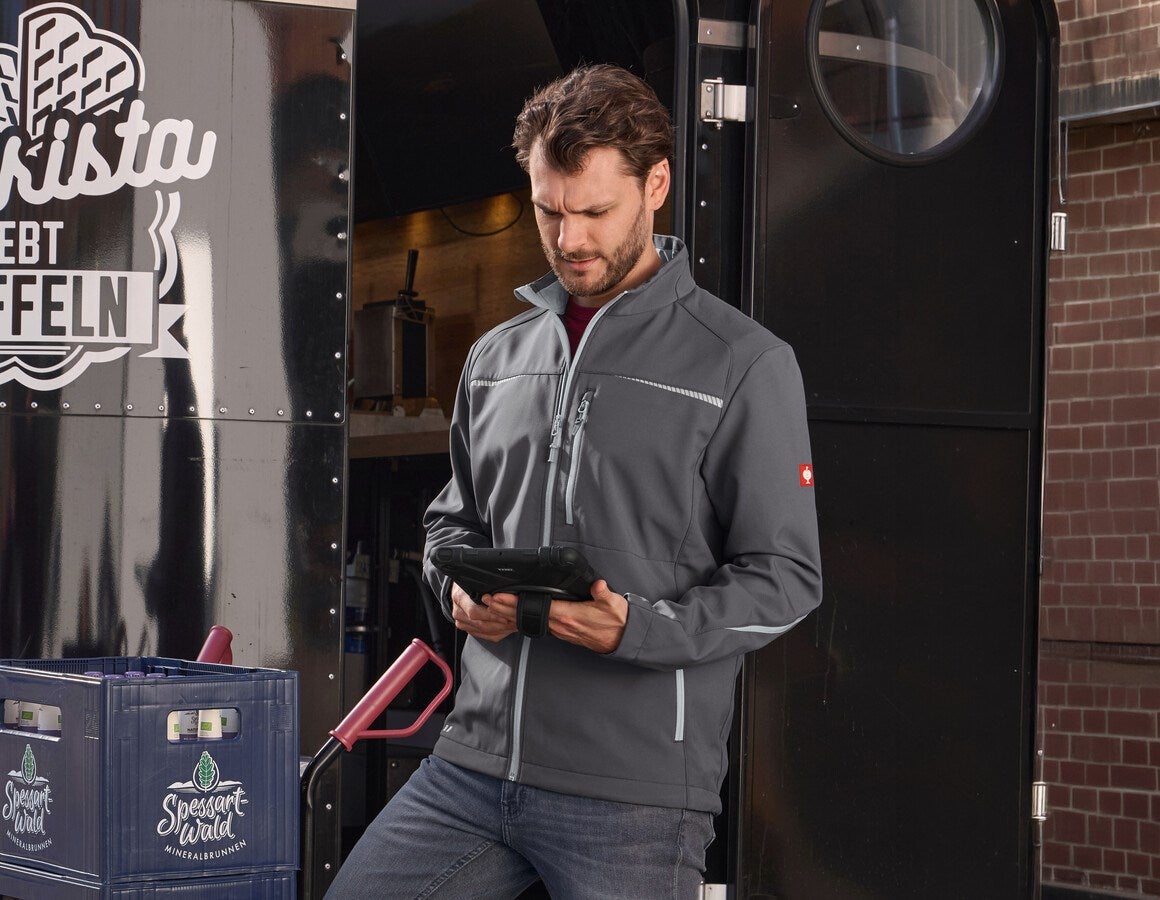 Additional image 3 Softshell jacket e.s.motion 2020 anthracite/platinum
