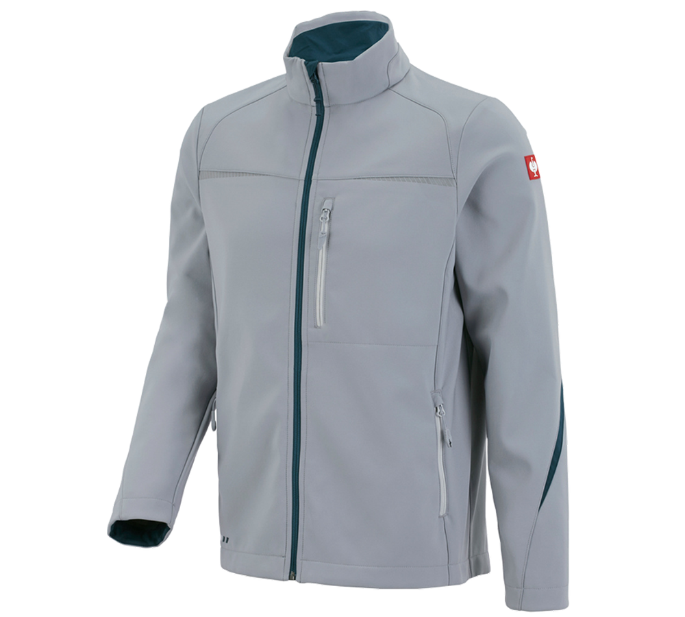 Primary image Softshell jacket e.s.motion 2020 platinum/seablue