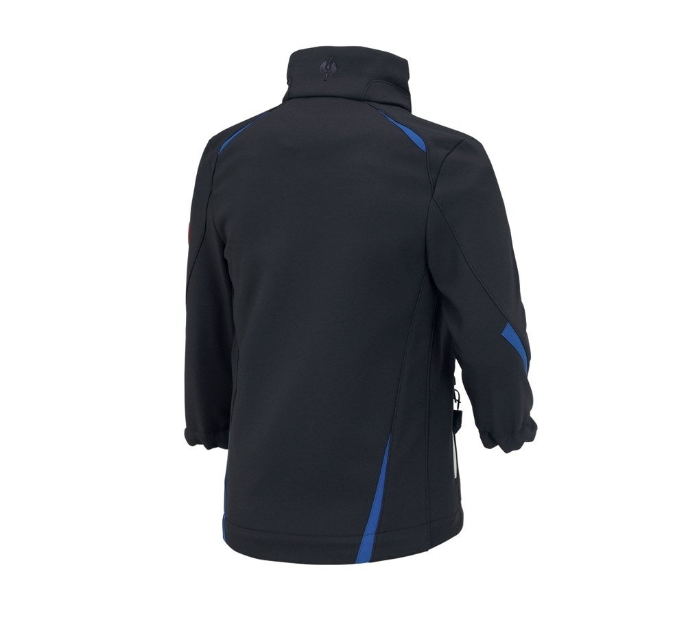 Secondary image Softshell jacket e.s.motion 2020, children's graphite/gentianblue