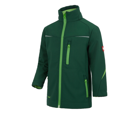 Primary image Softshell jacket e.s.motion 2020, children's green/seagreen