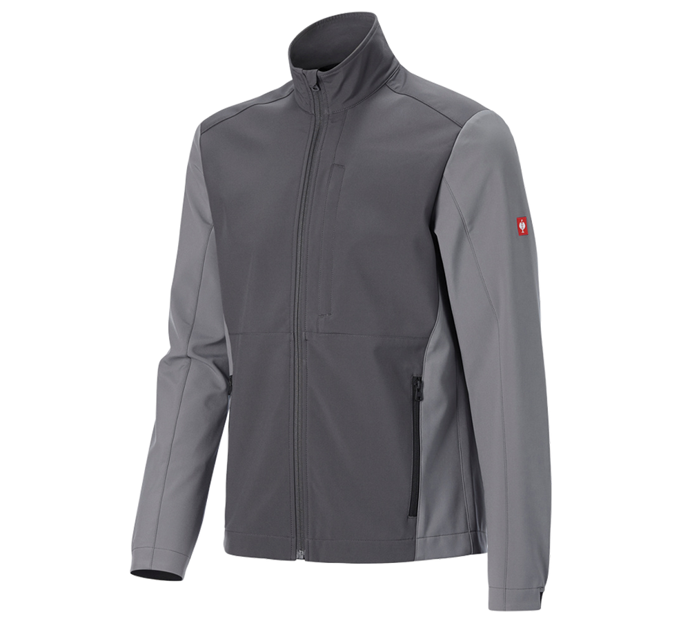 Primary image Softshell jacket e.s.trail pure carbongrey/basaltgrey