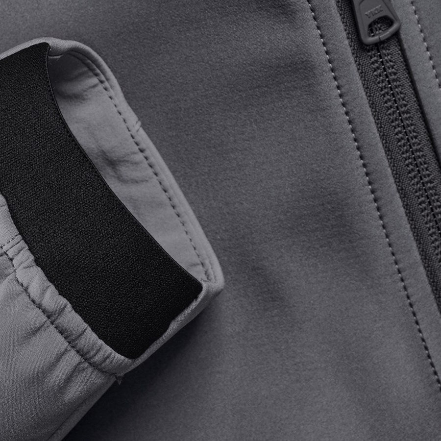 Detailed image Softshell jacket e.s.trail pure carbongrey/basaltgrey