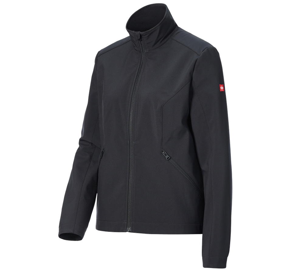 Primary image Softshell jacket e.s.trail pure, ladies' black