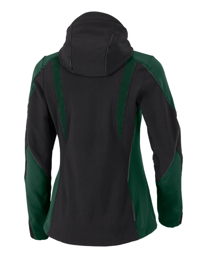 Secondary image Softshell jacket e.s.vision, ladies' black/green