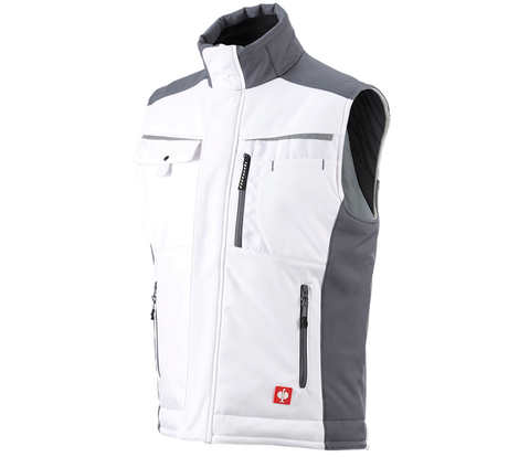 Primary image Softshell bodywarmer e.s.motion white/grey