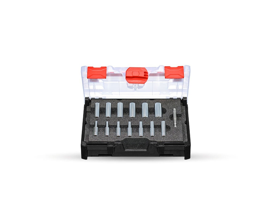 Primary image Socket wrench set 1/4 long in STRAUSSbox mini undefined