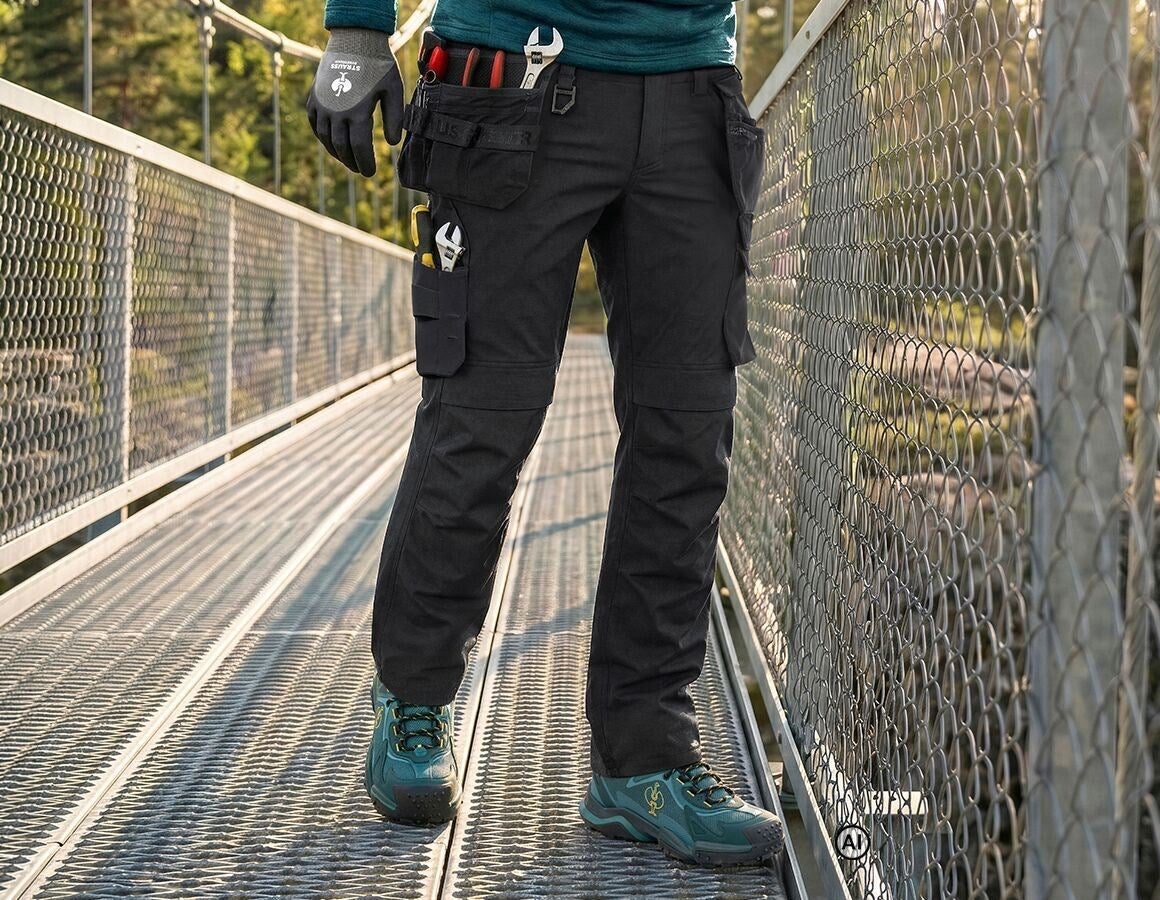Main action image Stretch holster trousers e.s.line.nordic black - AI generated / modified