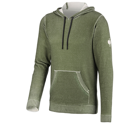 Primary image Knitted hoody e.s.iconic mountaingreen