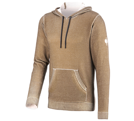 Primary image Knitted hoody e.s.iconic almondbrown