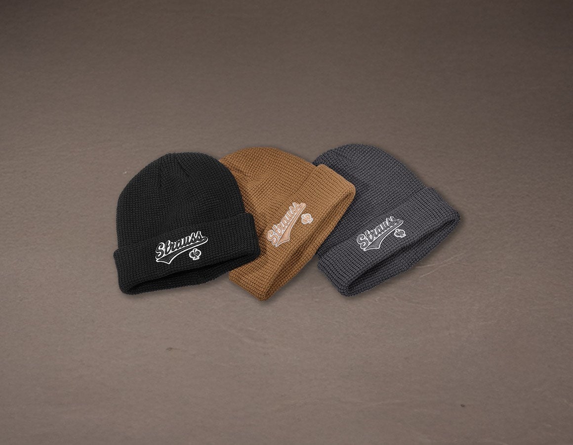 Additional image 3 Knitted hat e.s.e:pic black