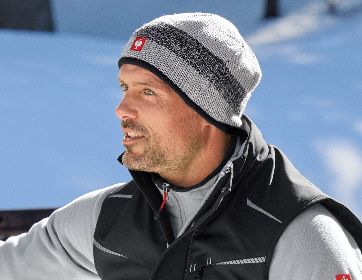 Main action image Knitted hat e.s.motion 2020 black/platinum