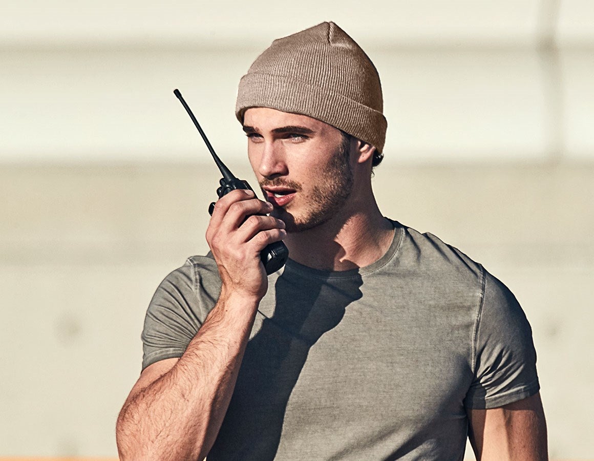Main action image Knitted cap e.s.motion ten ashbrown