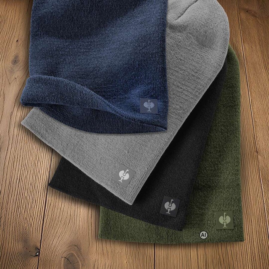 Detailed image Knitted cap e.s.motion ten,  children's oxidblack