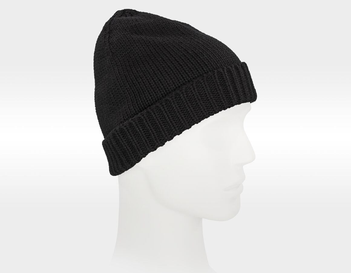 Additional image 2 Knitted hat e.s.roughtough black