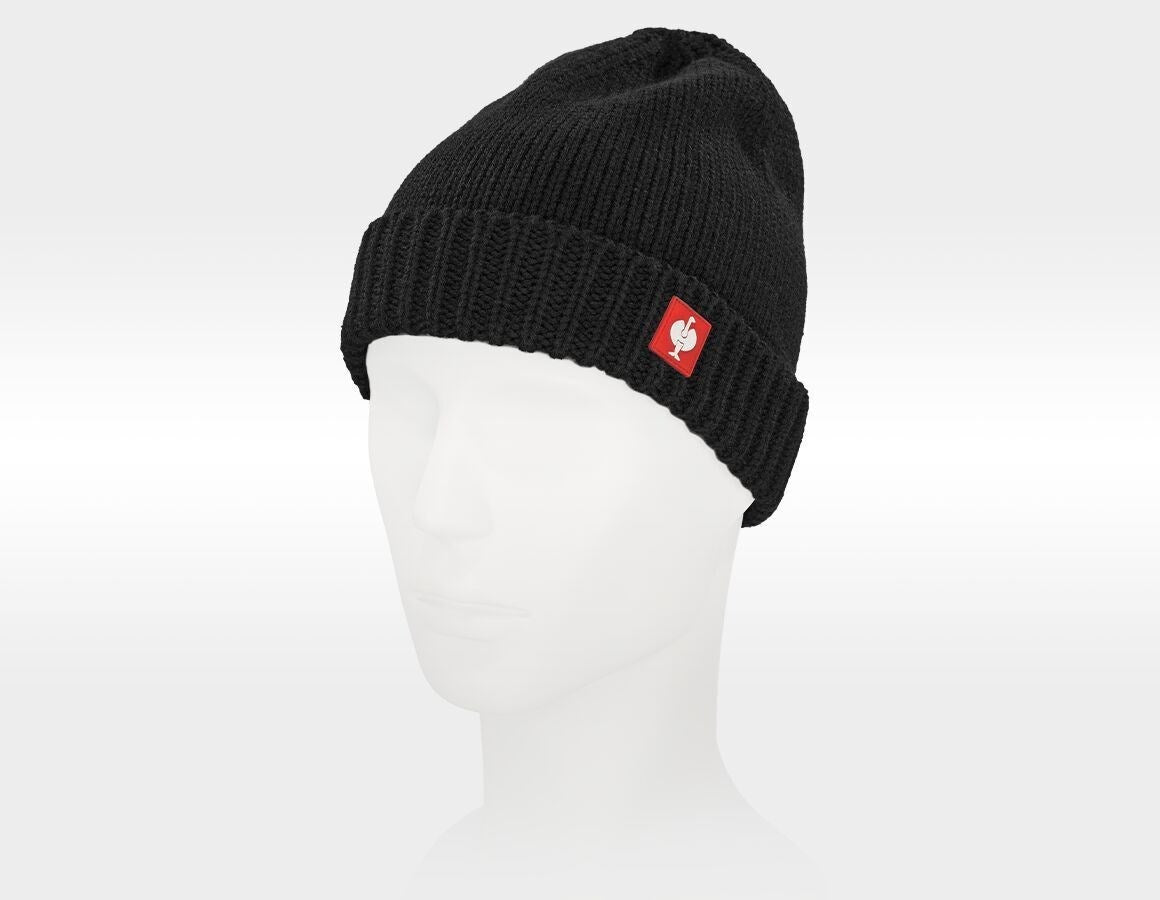Additional image 1 Knitted hat e.s.roughtough black