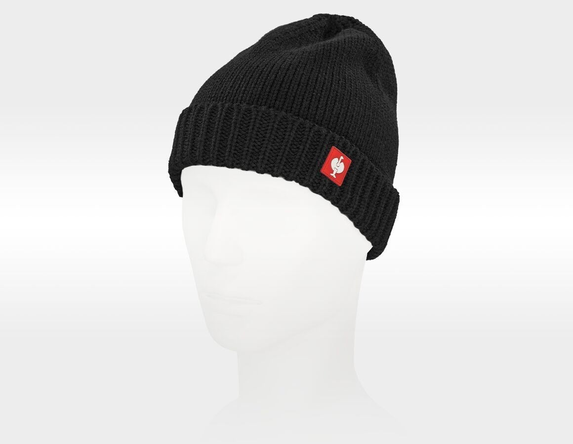 Additional image 1 Knitted hat e.s.roughtough black