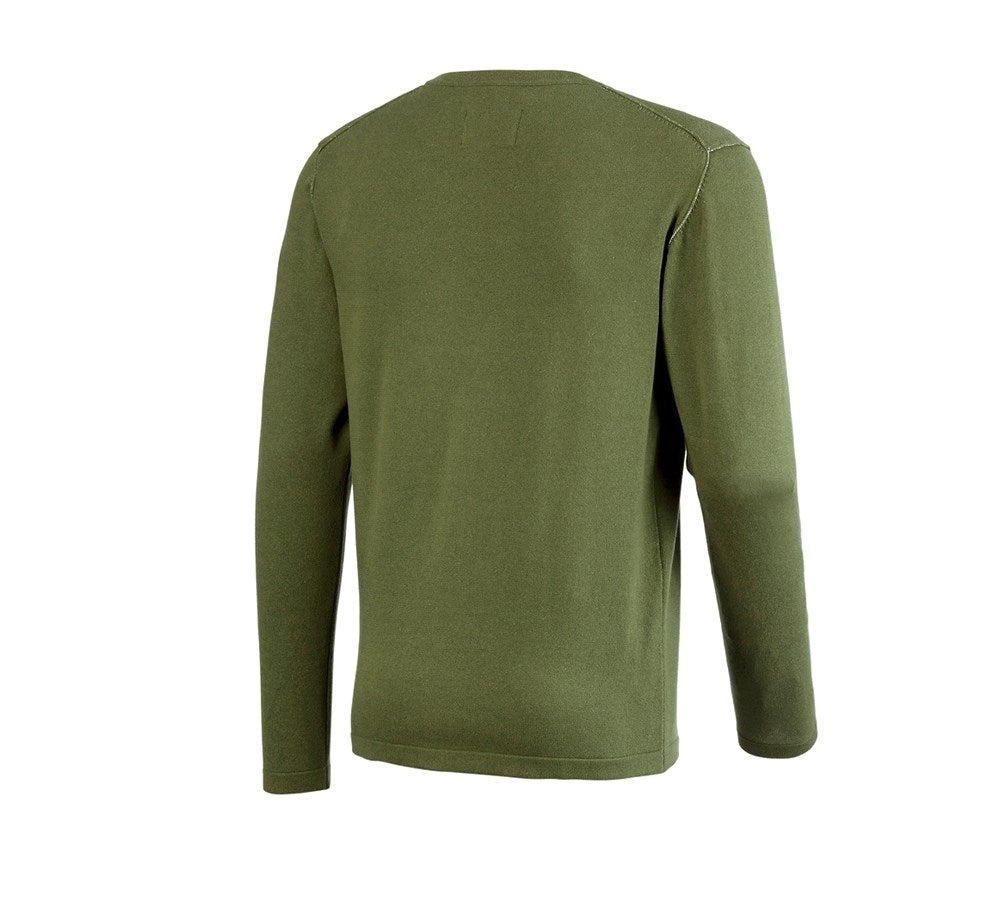 Secondary image Knitted pullover e.s.iconic mountaingreen