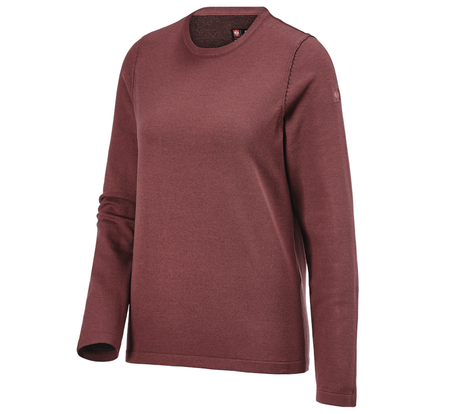 Primary image Knitted pullover e.s.iconic, ladies' oxidred