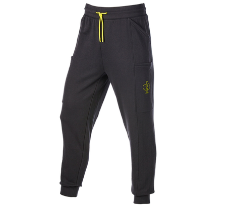 Primary image Sweat pants light e.s.trail black/acid yellow