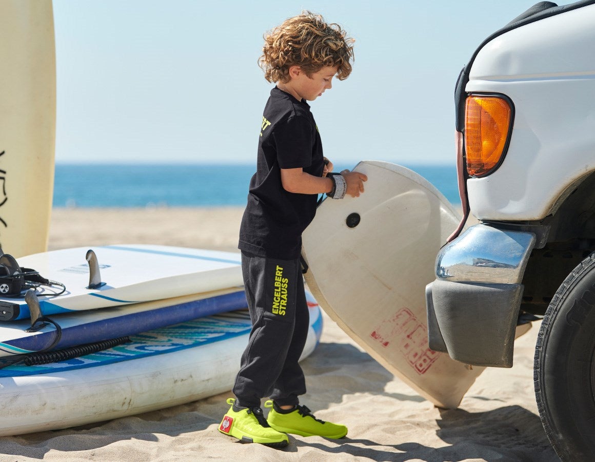 Additional image 1 Sweat pants light e.s.trail, children's black/acid yellow