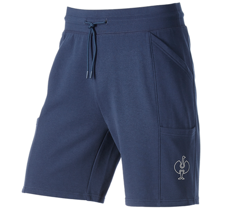 Primary image Sweat short light e.s.trail deepblue/white