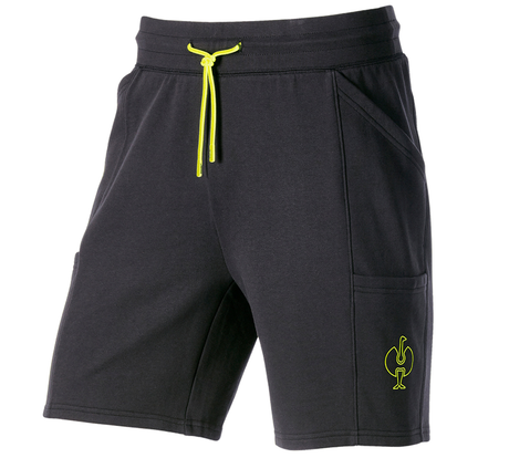Primary image Sweat short light e.s.trail black/acid yellow