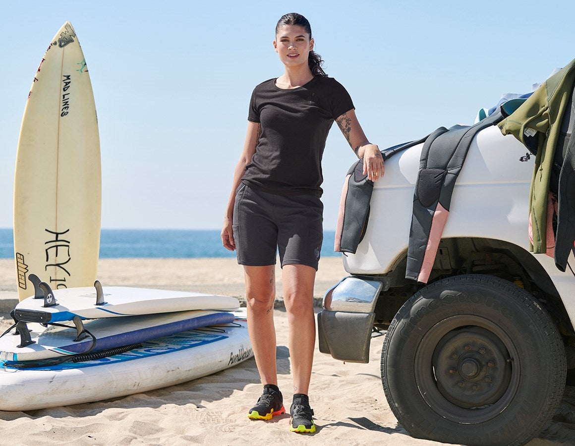 Additional image 2 Sweat short light e.s.trail, ladies' black