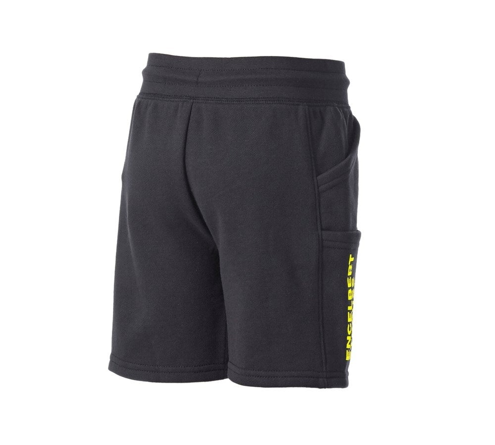 Secondary image Sweat short light e.s.trail, children's black/acid yellow