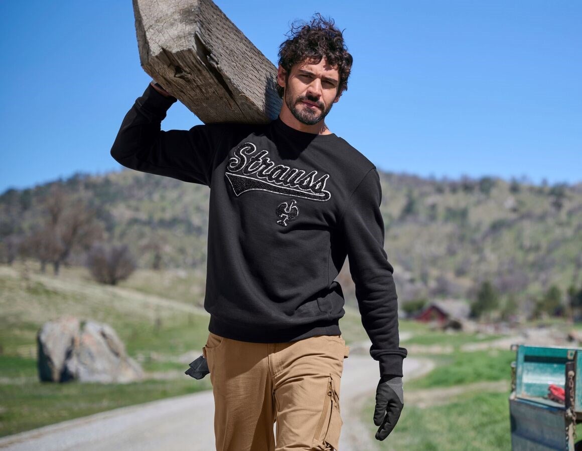 Main action image Sweatshirt e.s.e:pic black