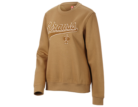 Primary image Sweatshirt e.s.e:pic, ladies' almondbrown