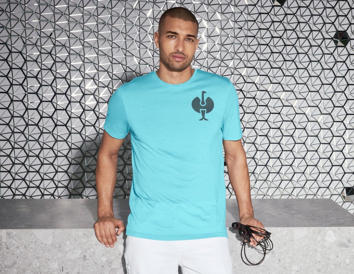 Additional image 3 T-Shirt Merino e.s.trail lapisturquoise/anthracite