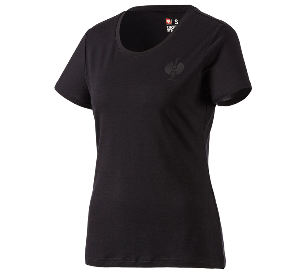 Primary image T-Shirt Merino e.s.trail, ladies' black