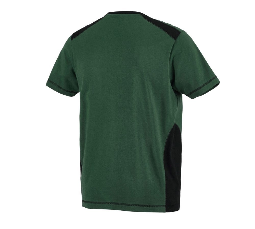 Secondary image T-shirt cotton e.s.active green/black