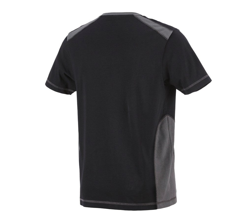 Secondary image T-shirt cotton e.s.active black/anthracite