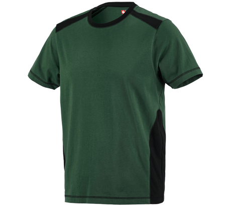 Primary image T-shirt cotton e.s.active green/black