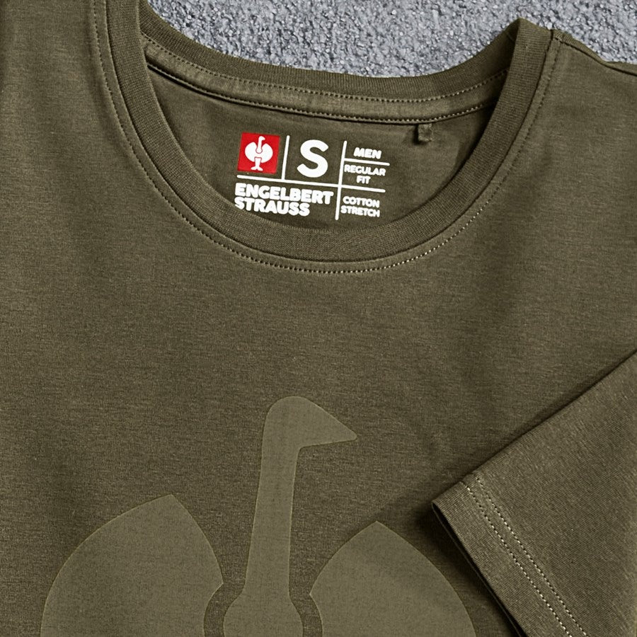 Detailed image T-Shirt e.s.concrete mudgreen